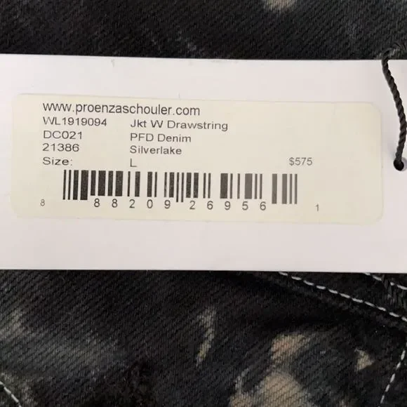 Proenza Schouler PSWL Silverlake Denim Jacket L - Picture 14 of 14